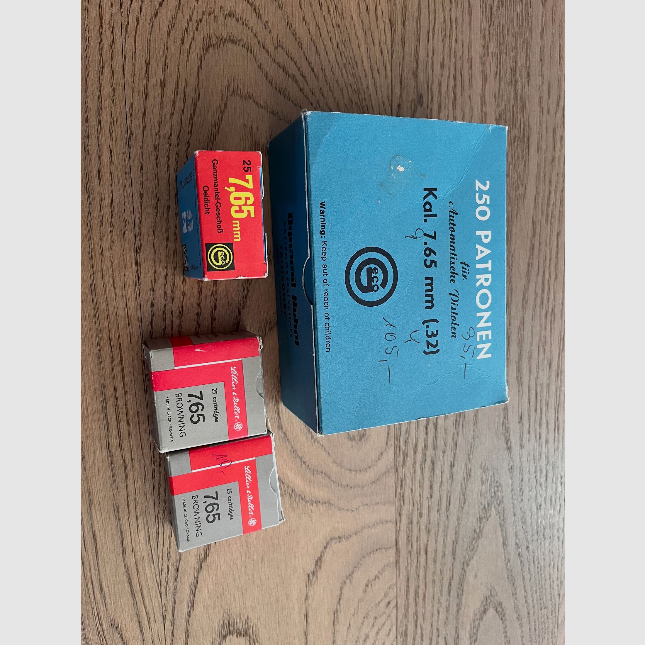 Walther PPK 7,65 Browning incluant des munitions