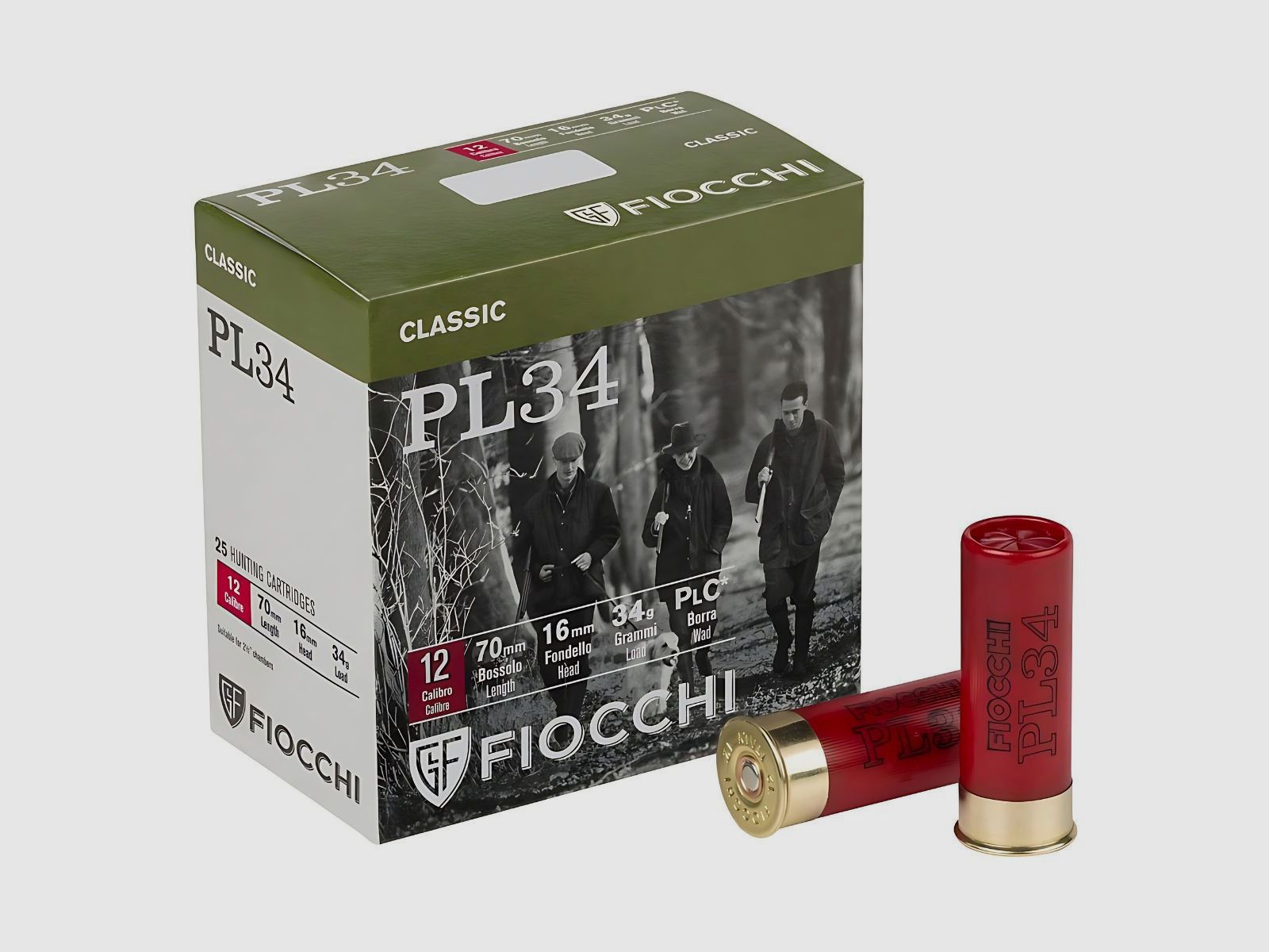 12/70 Fiocchi PL34 2 34 g, imagen 1 de 2