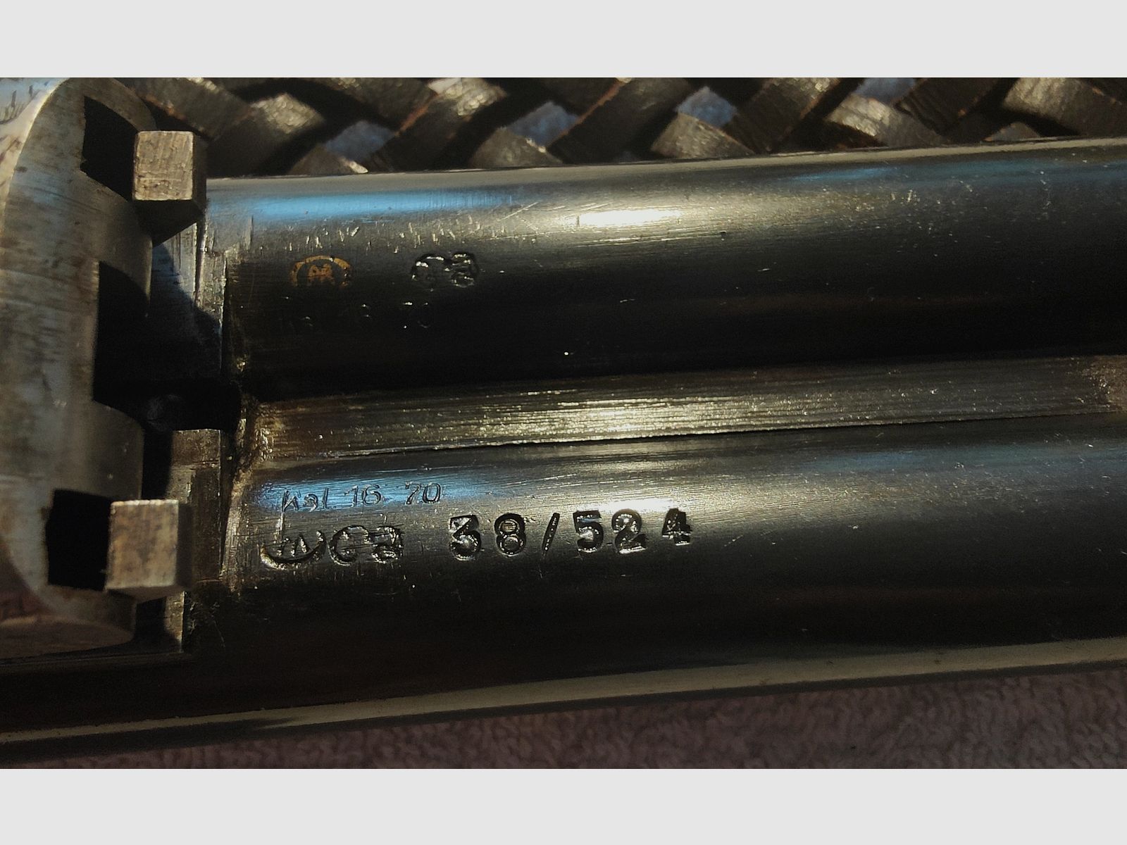 Double-barrel shotgun 16/70 side-by-side shotgun Meisterarbeit W.Kunna Koblenz