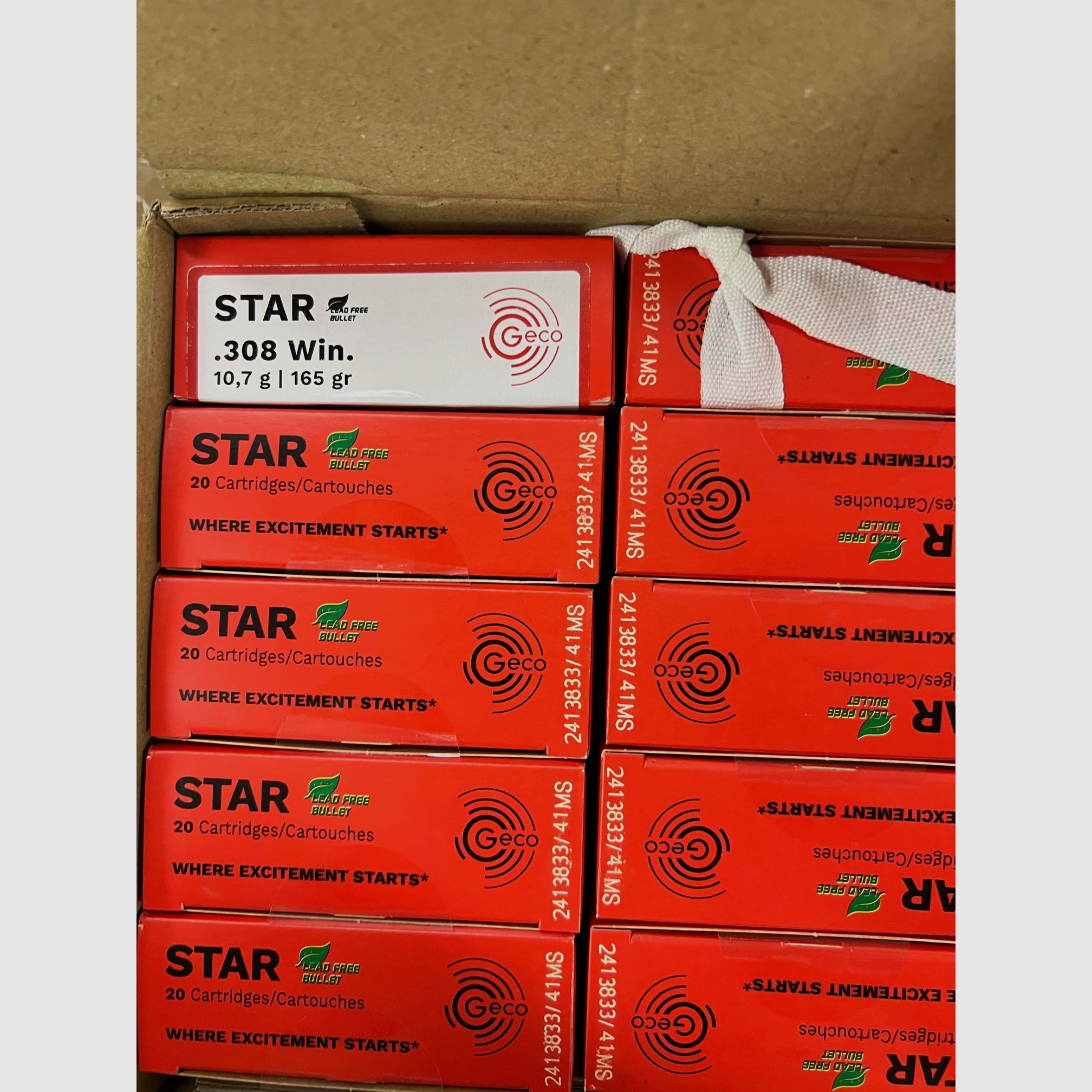 GECO Star .308 Win. Star 10,7g/165grs.