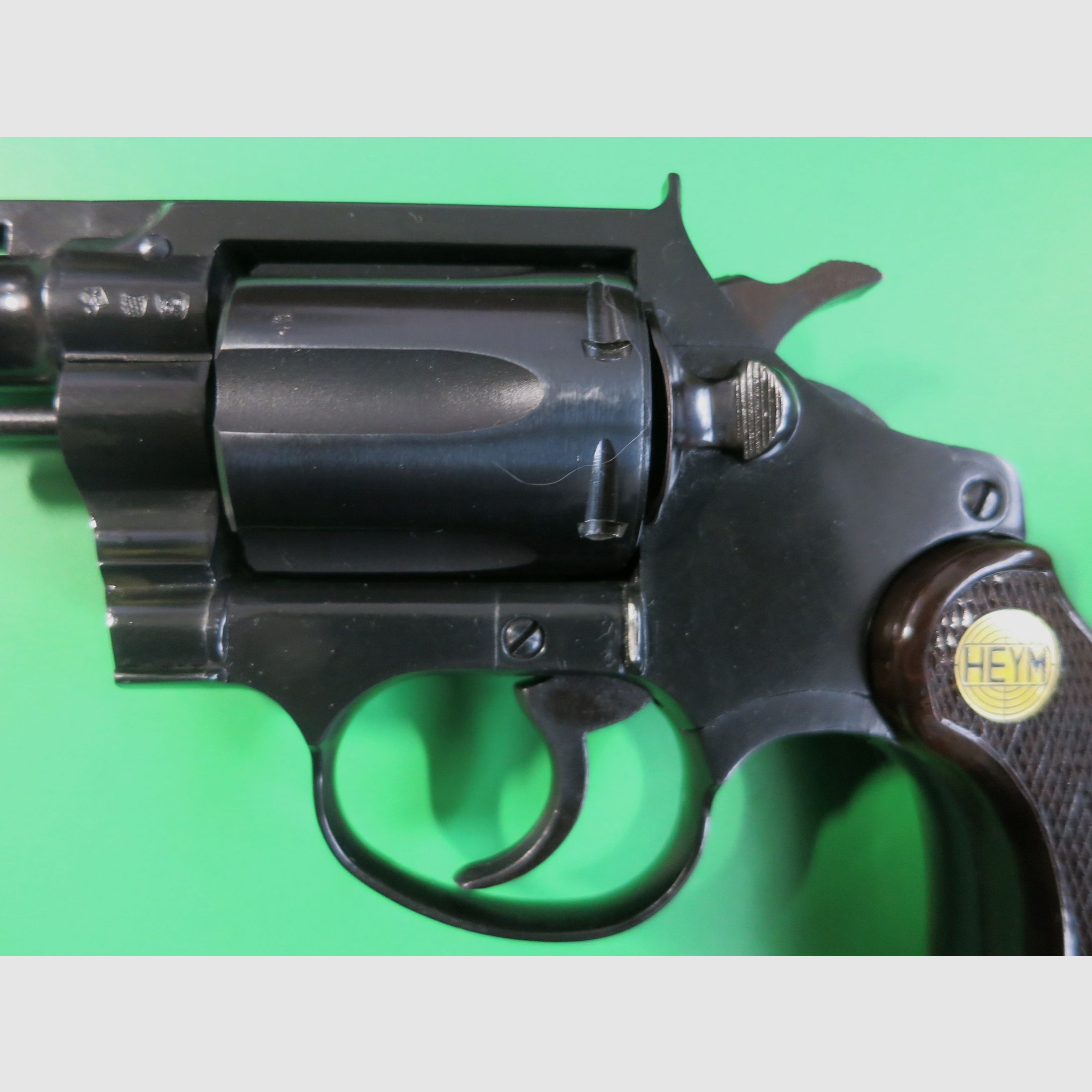 Revolver Heym Model Detective, caliber 22 Magnum, .22 WinMag, falling game revolver, like new #73