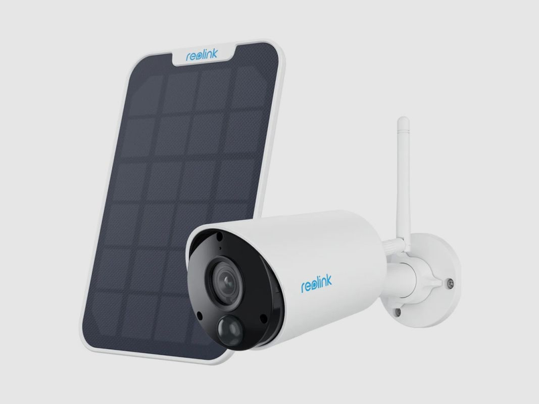 REOLINK B320 WI-FI OUTDOOR CAMERA + SOLAR PANEL, image 1 of 13