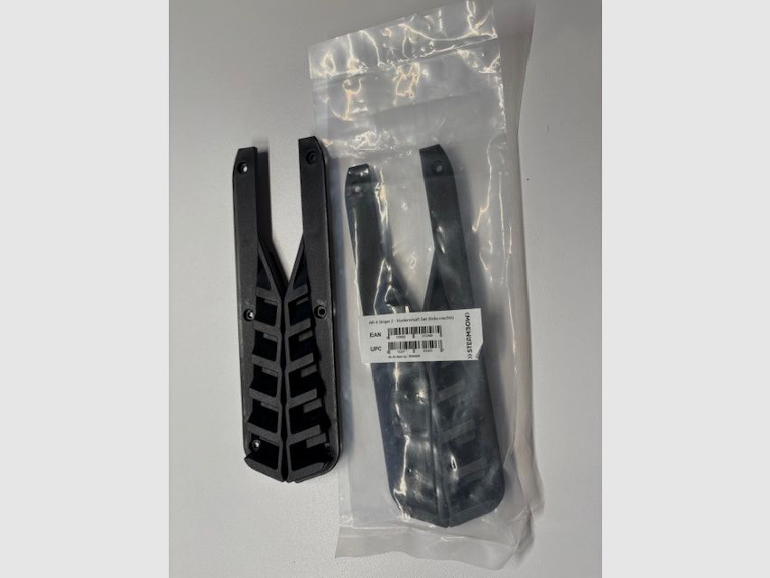 Steambow | AR-6 Stinger II – Side parts black for forearm (Set - left + right) - NEW/OVP + BONUS side parts