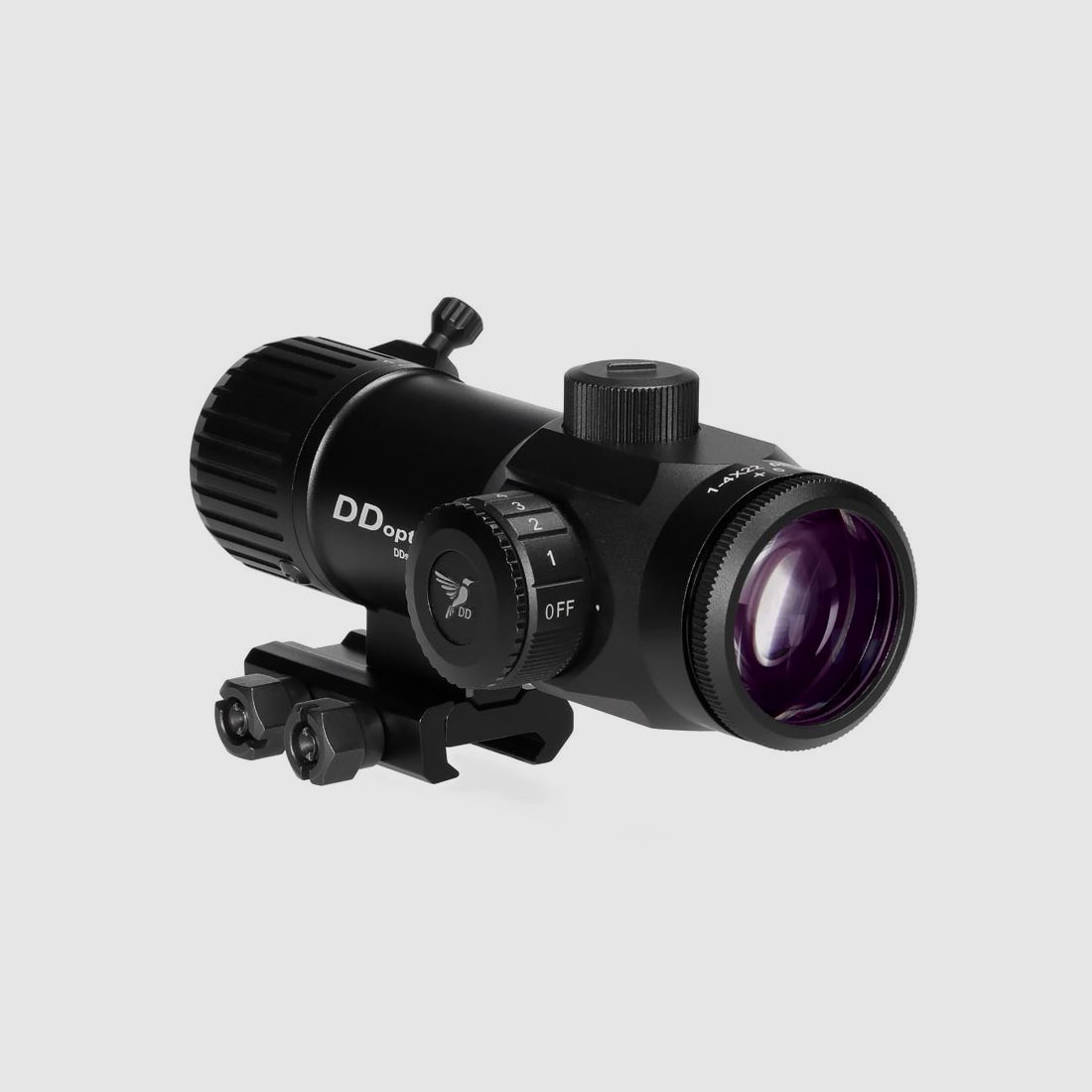 DDoptics DDsight MAG 1-4x22, i-Point reticolo da caccia
