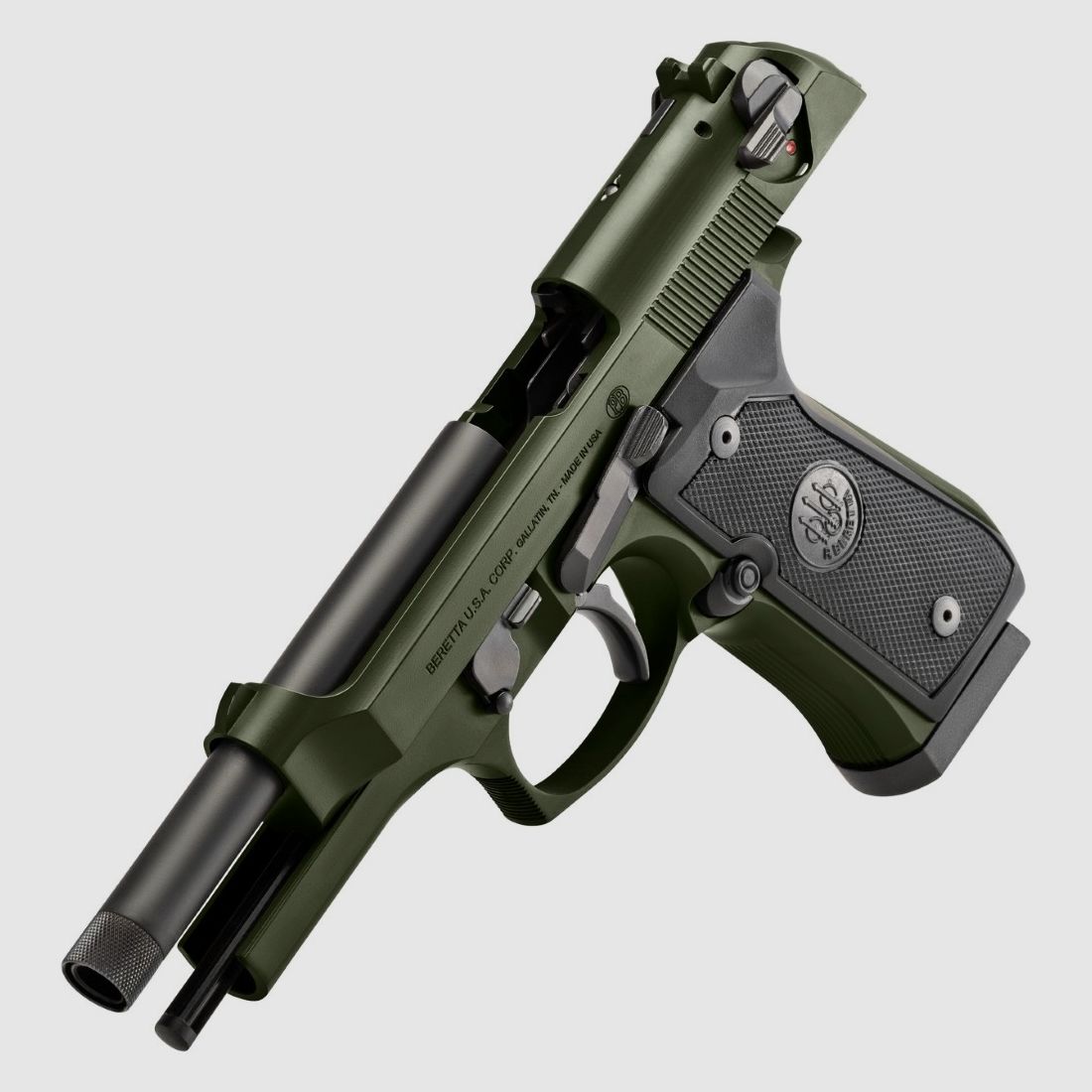 Beretta Pistole 92FS OD Green – 9 mm Para, Bild 5 von 10