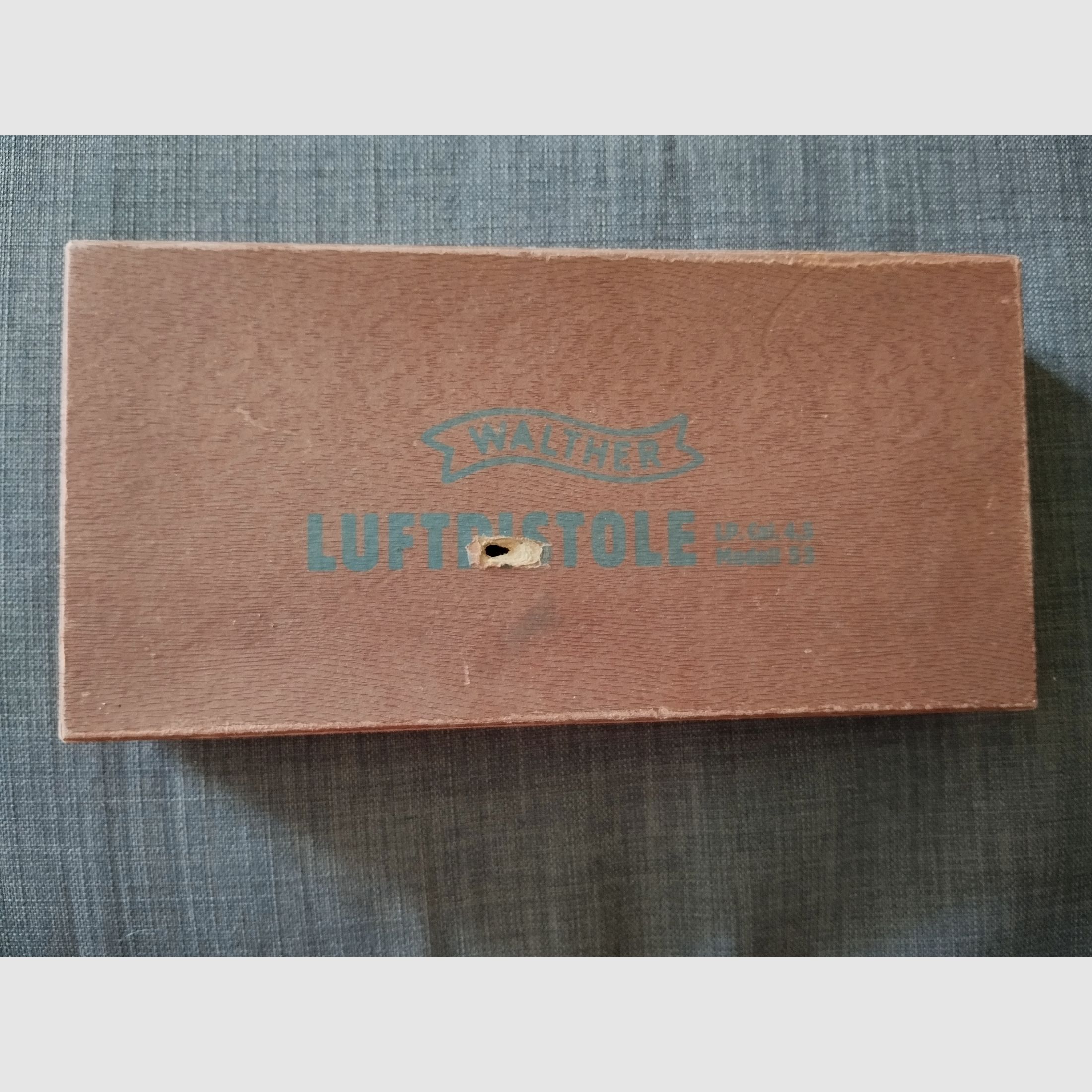 Walther LP Mod. 53 Kal. 4,5mm zwart zeer goede staat in de originele doos + accessoires