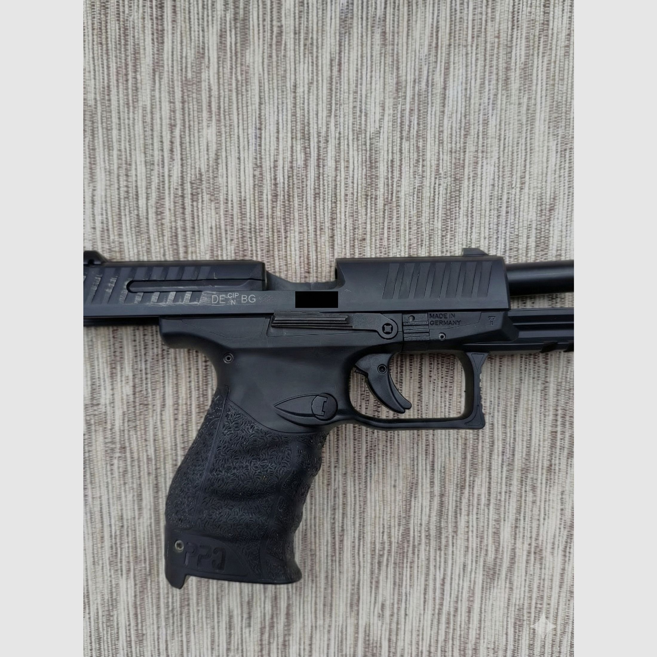 Walther PPQ M2 9x19 FCE****, top Zustand, 500+ Munition + volles Zubehör-Paket! VB 700€