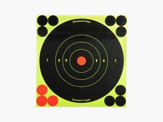 6" Bullseye Shoot-N-C Target