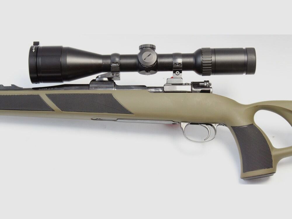 Mauser 98 mit Lochschaft und 2-12x50