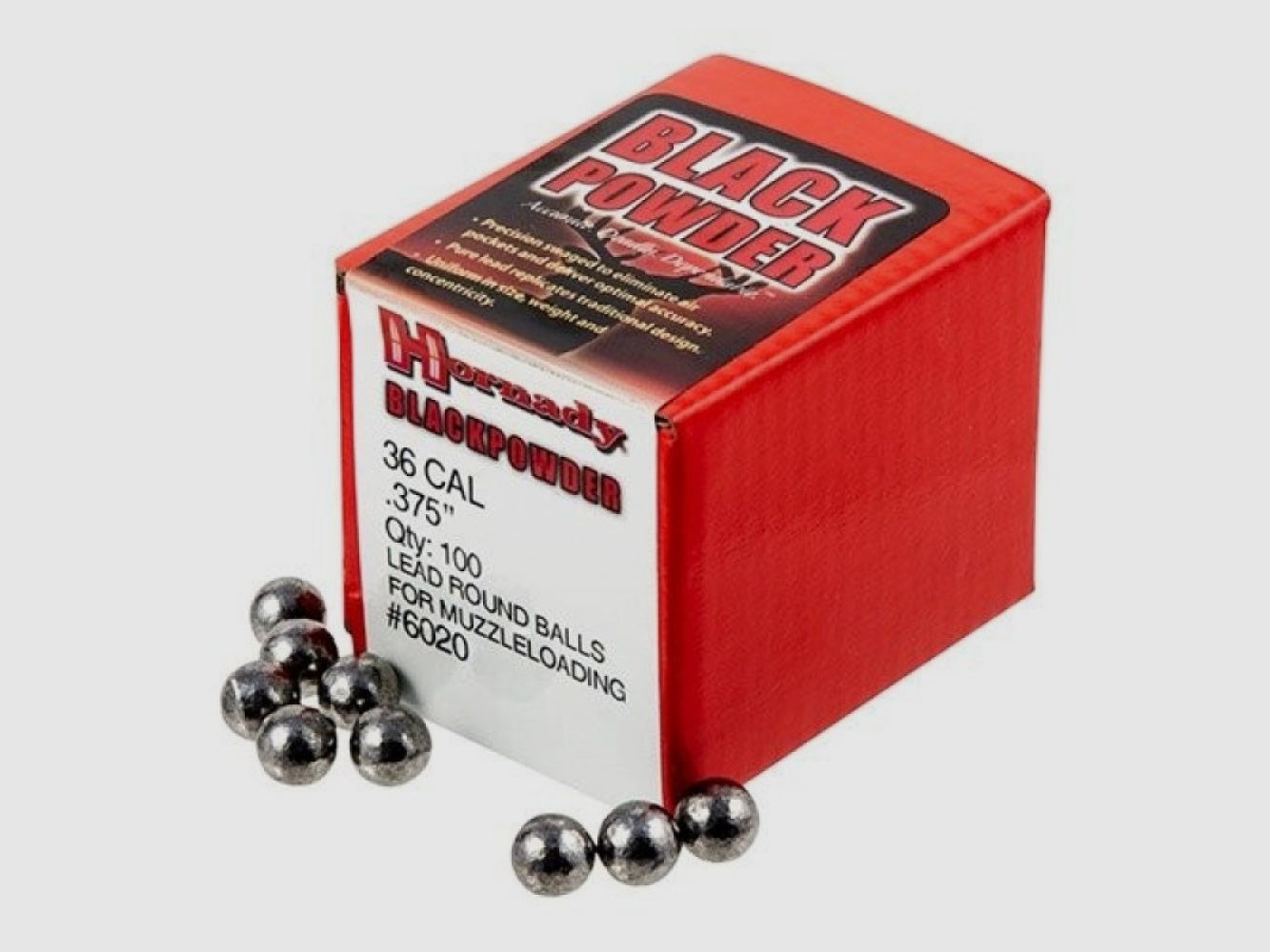 .375 Projectiles Hornady Boules en Plomb VE100
