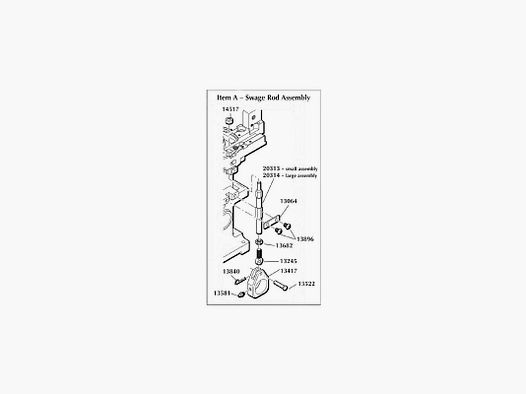 SWAGE ROD DILLON 1050 SMALL