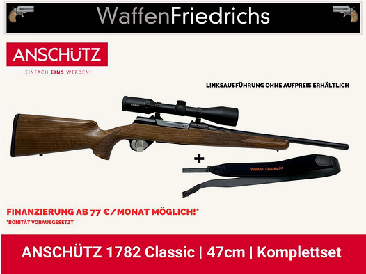 Anschütz	 1782 Classic Set | Jungjäger Komplettangebot - Waffen Friedrichs