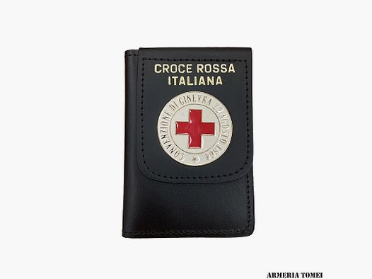 VEGA HOLSTER – LEATHER WALLET ITALIAN RED CROSS – GENEVA CONVENTION AUGUST 22, 1864