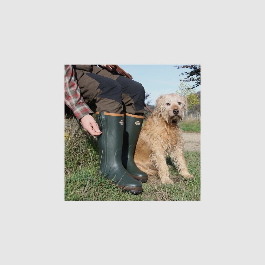 Tracker Neopren Comfort Gummistiefel Dark Olive