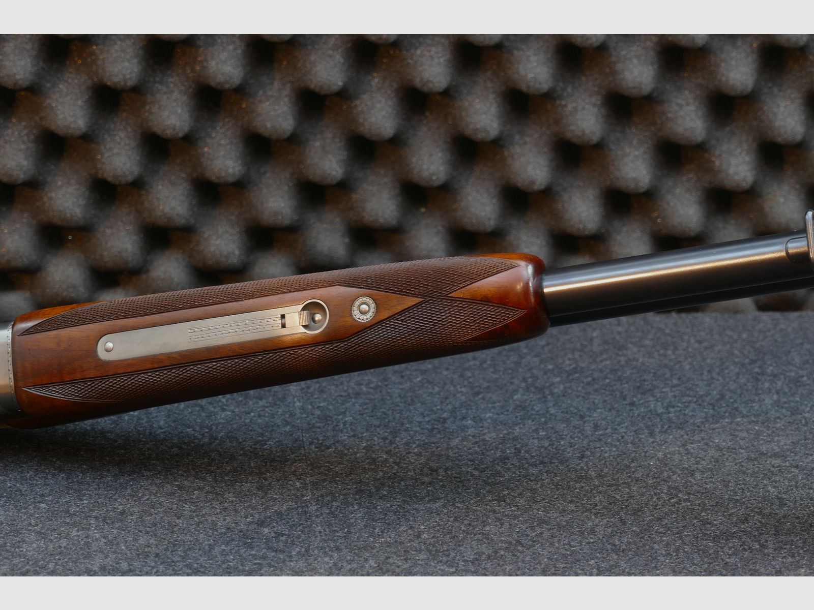 Winchester Super Grade – 12/70, Bockdoppelflinte, Schrankwaffe, Top Zustand