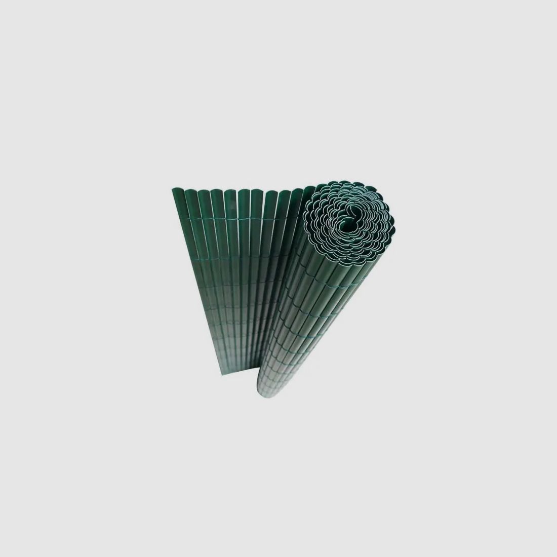 PVC Sichtschutzmatte einseitig 1x5m grün - Befestigungsset inklusive, Bild 12 von 24