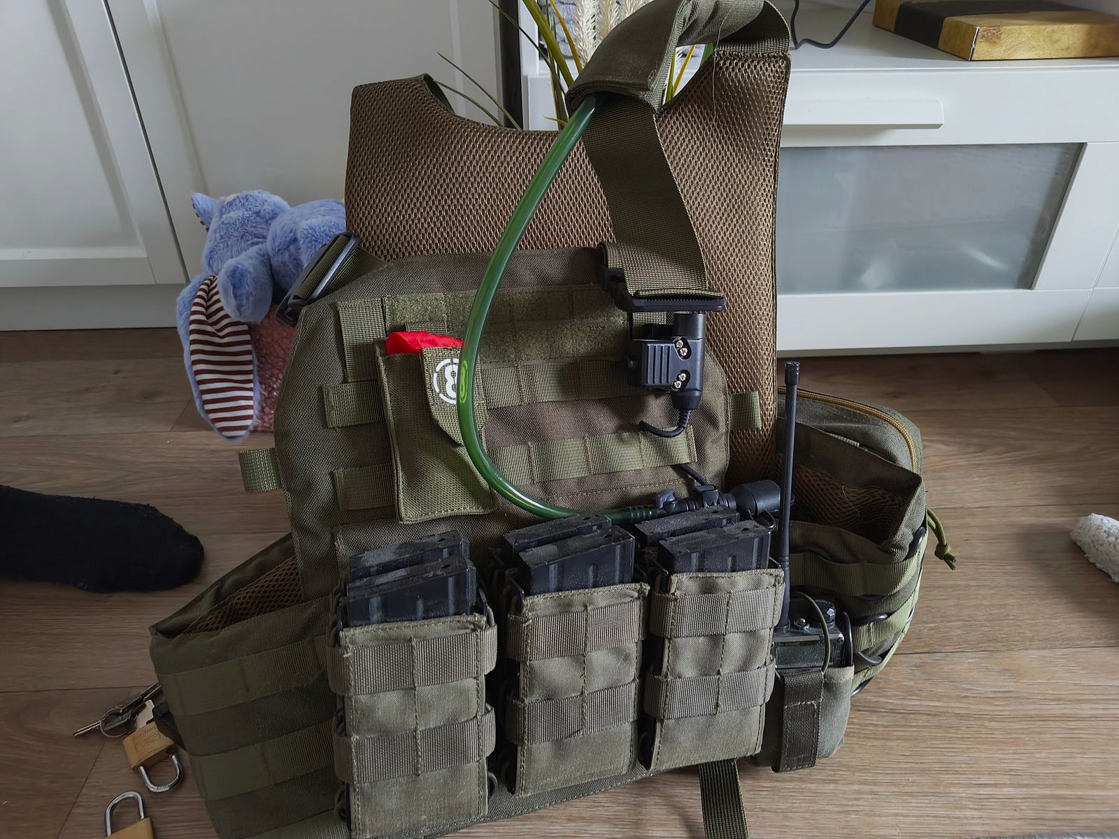 Airsoft mit viel Zubehör