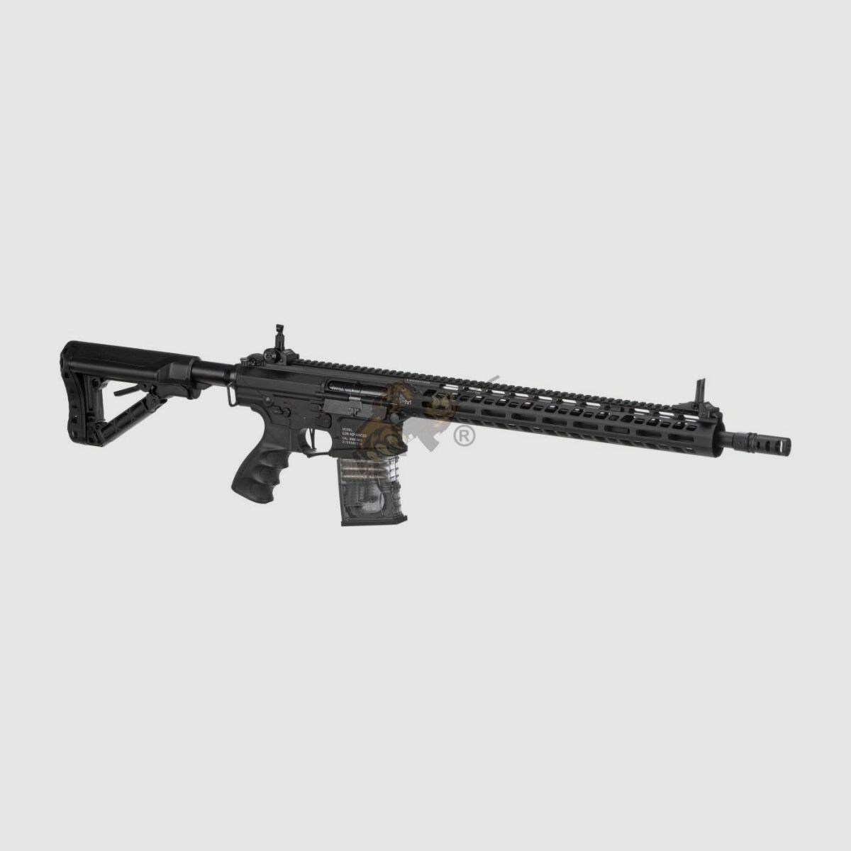 G&G TR16 MBR 308 M-LOK Kompatybilny G2H z ETU w Czarnym Airsoft S-AEG wolny od 18