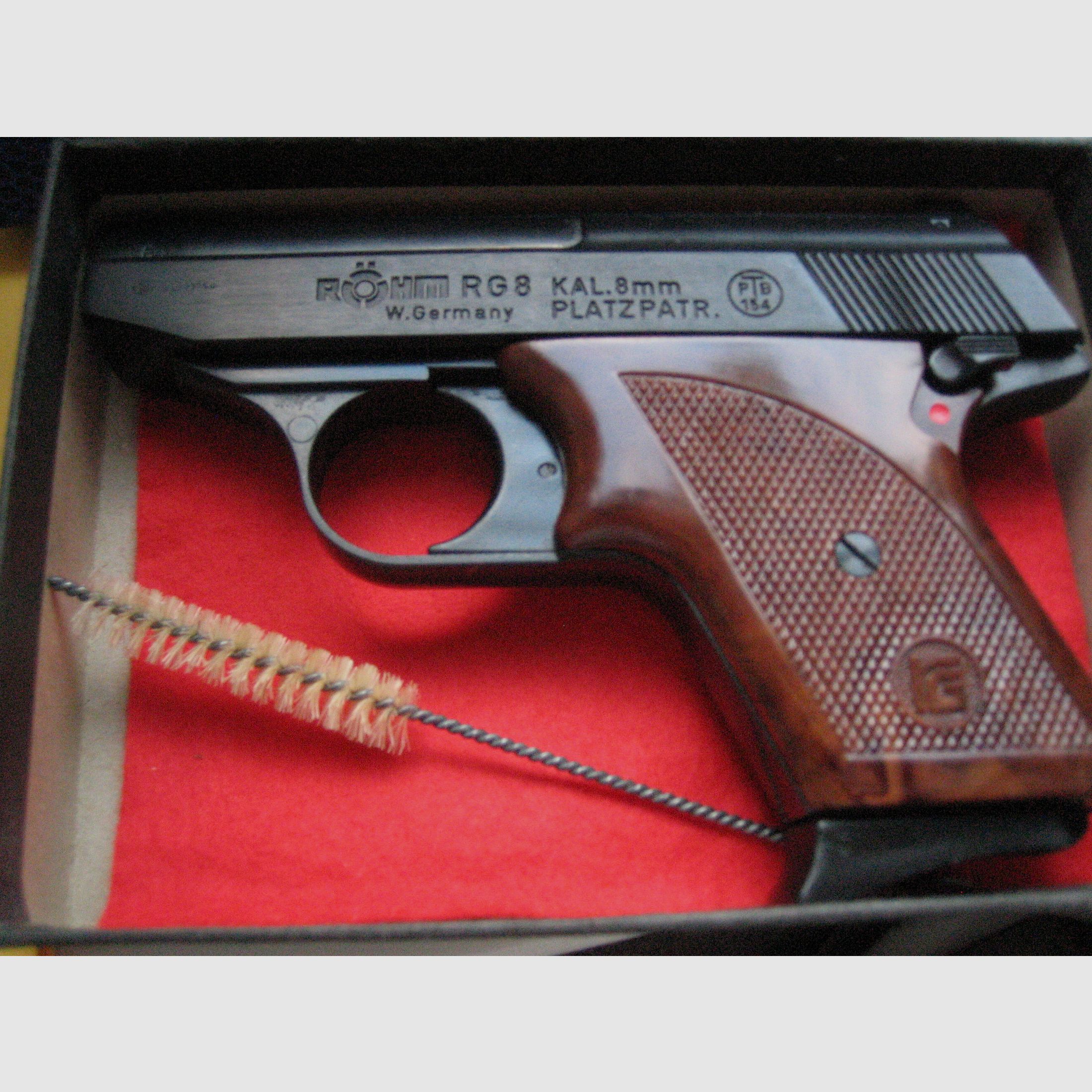 Röhm RG 8 – PTB 154 (alte PTB) – frühe Fertigung – Sammlerstück mit OVP