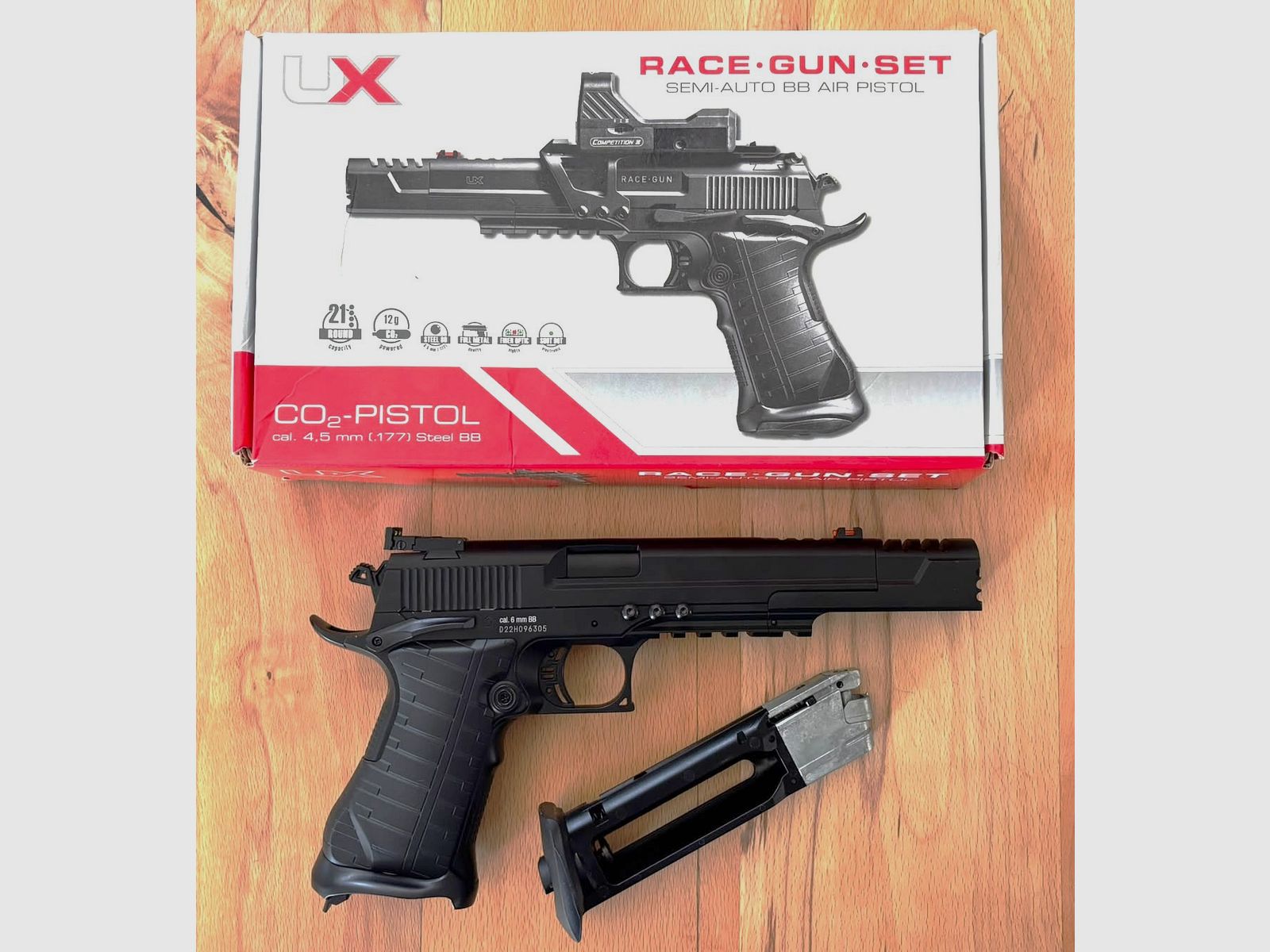 Umarex Race Gun in 6 mm BB Co2 come nuovo nella scatola originale