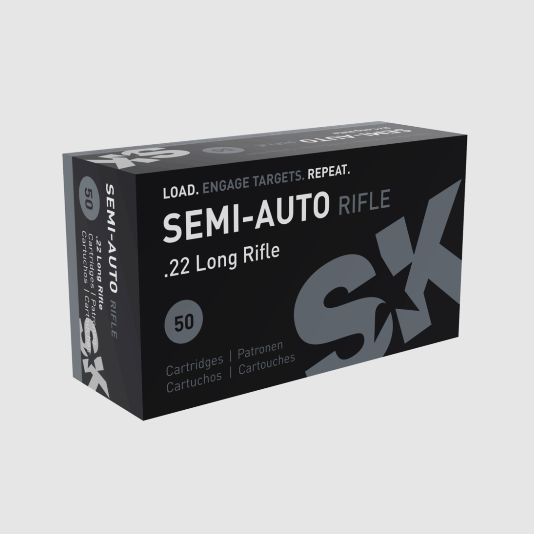 22lr SK Semi-Auto Rifle, 345m/s LRN 40gr VE50