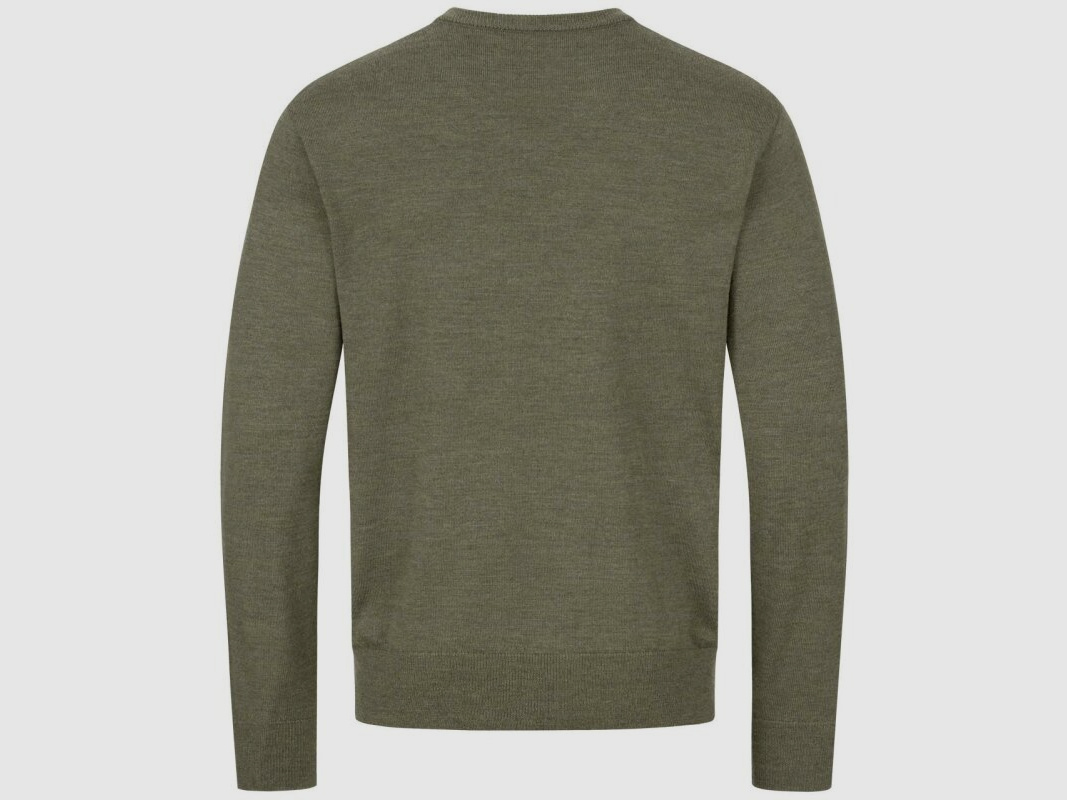 Blaser Herren Merino V-Neck Sweater dunkel oliv L