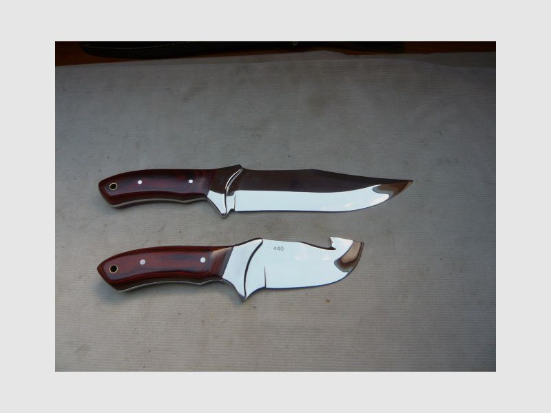 2 Orig. Martinez Albainox  Jagd-Sammlermesser Integral