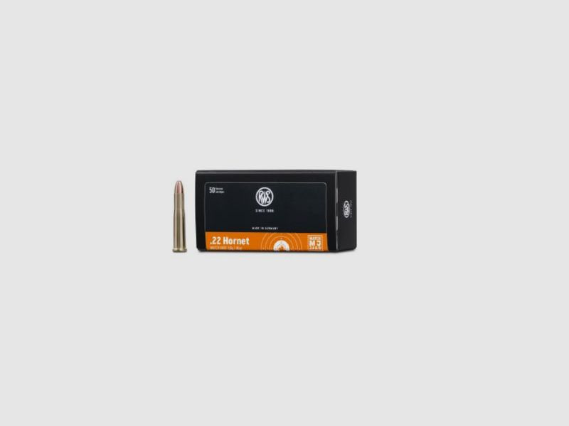 RWS .22 Hornet MJ - 50 cartridges