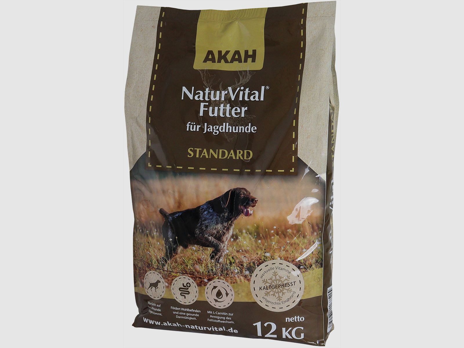 AKAH NaturVital® STANDARD Mangime Completo per Cani da Caccia - 12 kg