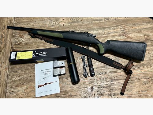 STEEL ACTION HS .308Win mit Montage u. Schalldämpfer