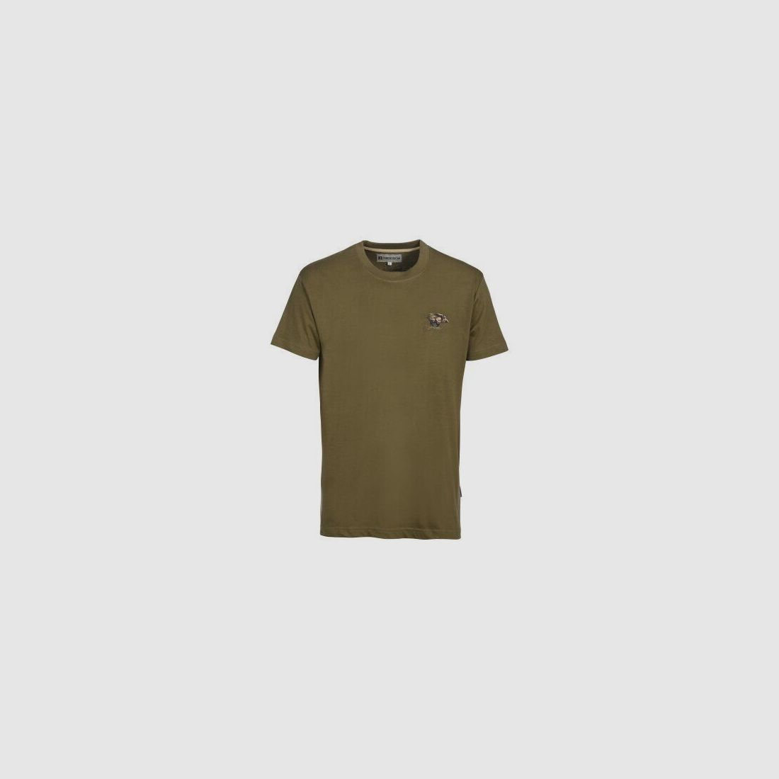 Percussion T-shirt jachtmotief wild zwijn khaki 3XL, afbeelding 1 van 2