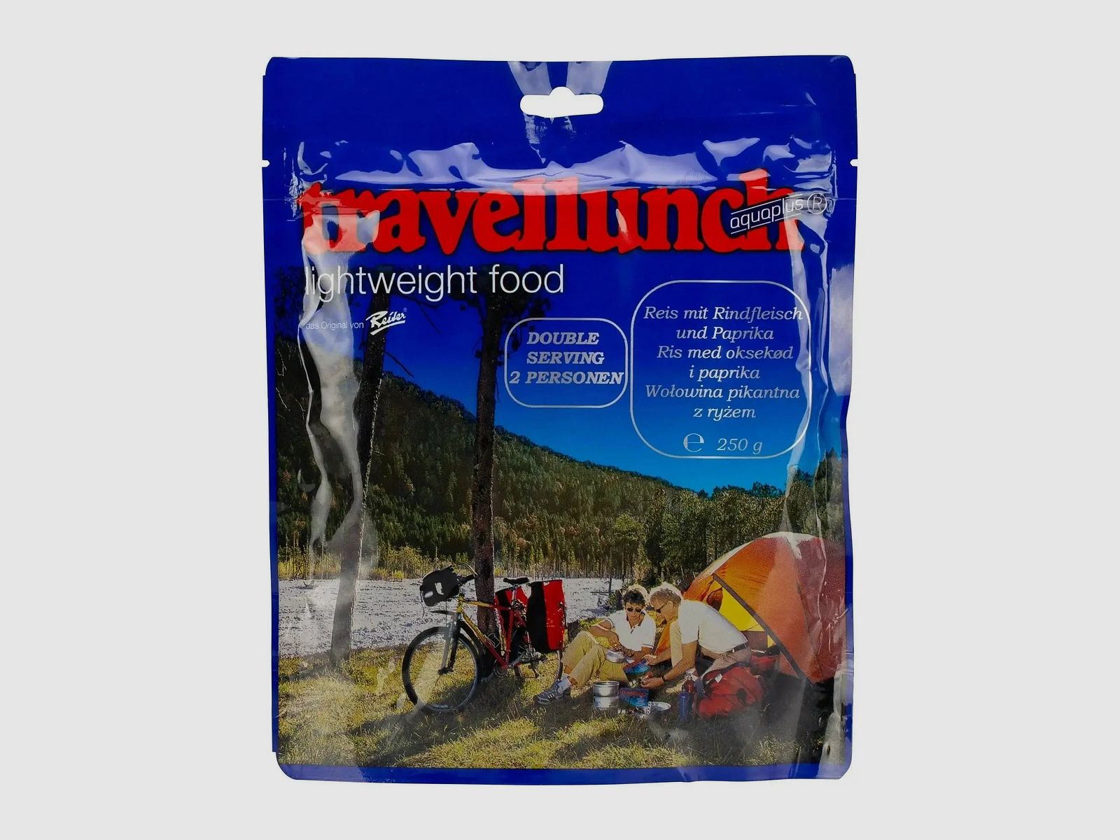 Travellunch Reis mit Rindfleisch und Paprika 2er Packung