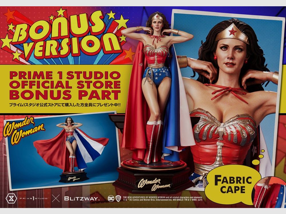 Wonder Woman 1975 Statue 1/3 Wonder Woman (Lynda Carter) Bonus Version 69 cm | 43091