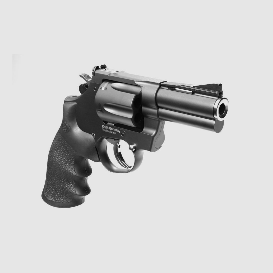 KORTH Combat Revolver NSC, cal. .357 Mag, 3 Inch, Rubber Grip