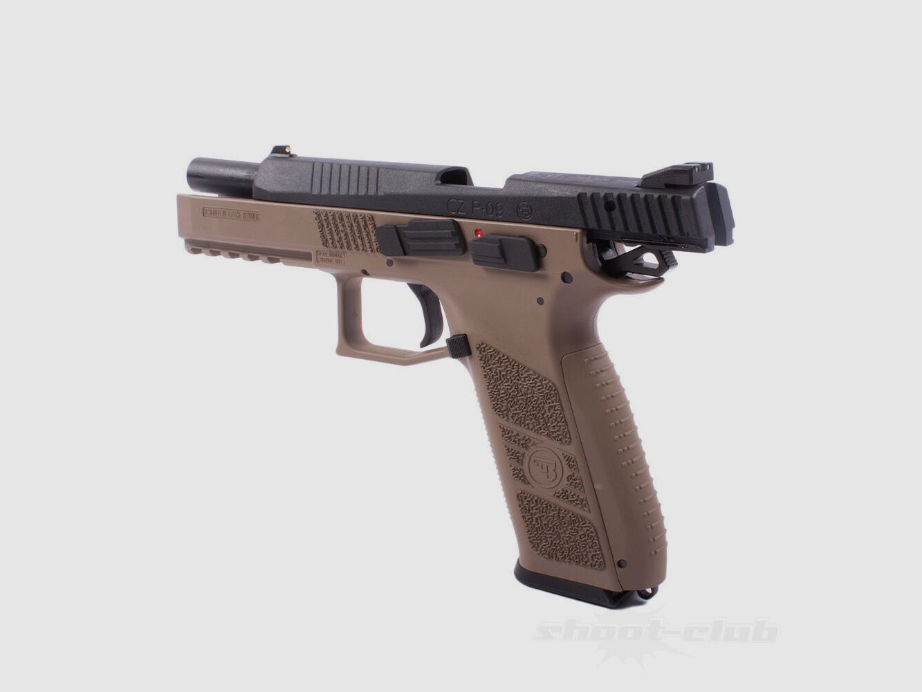 ASG CZ P-09 Airsoft Gas GBB Pistole ab18 - TAN