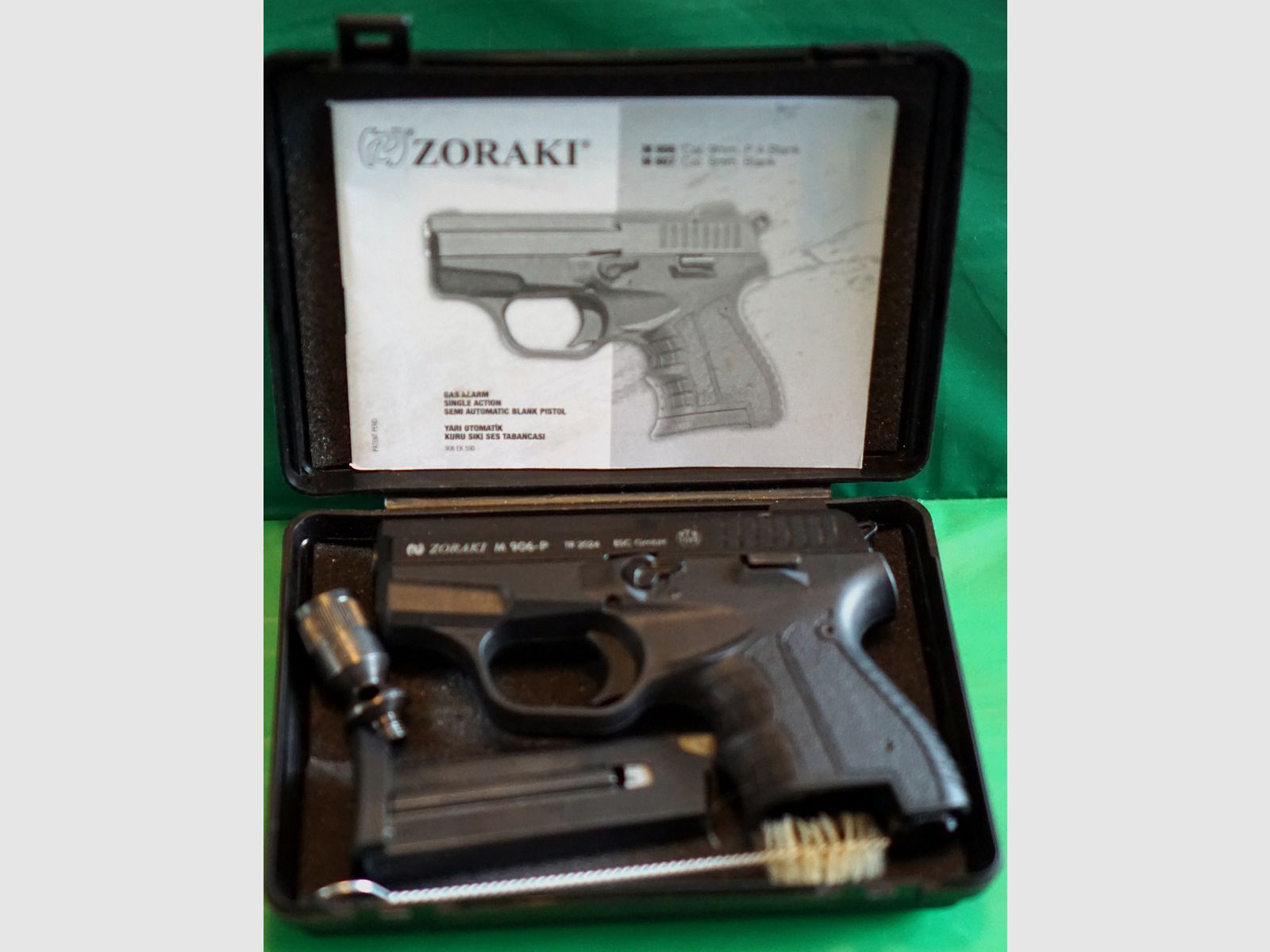 Zoraki 906-P pistola de fogueo 9mm P.A.K. (PTB 1099) - como nueva!