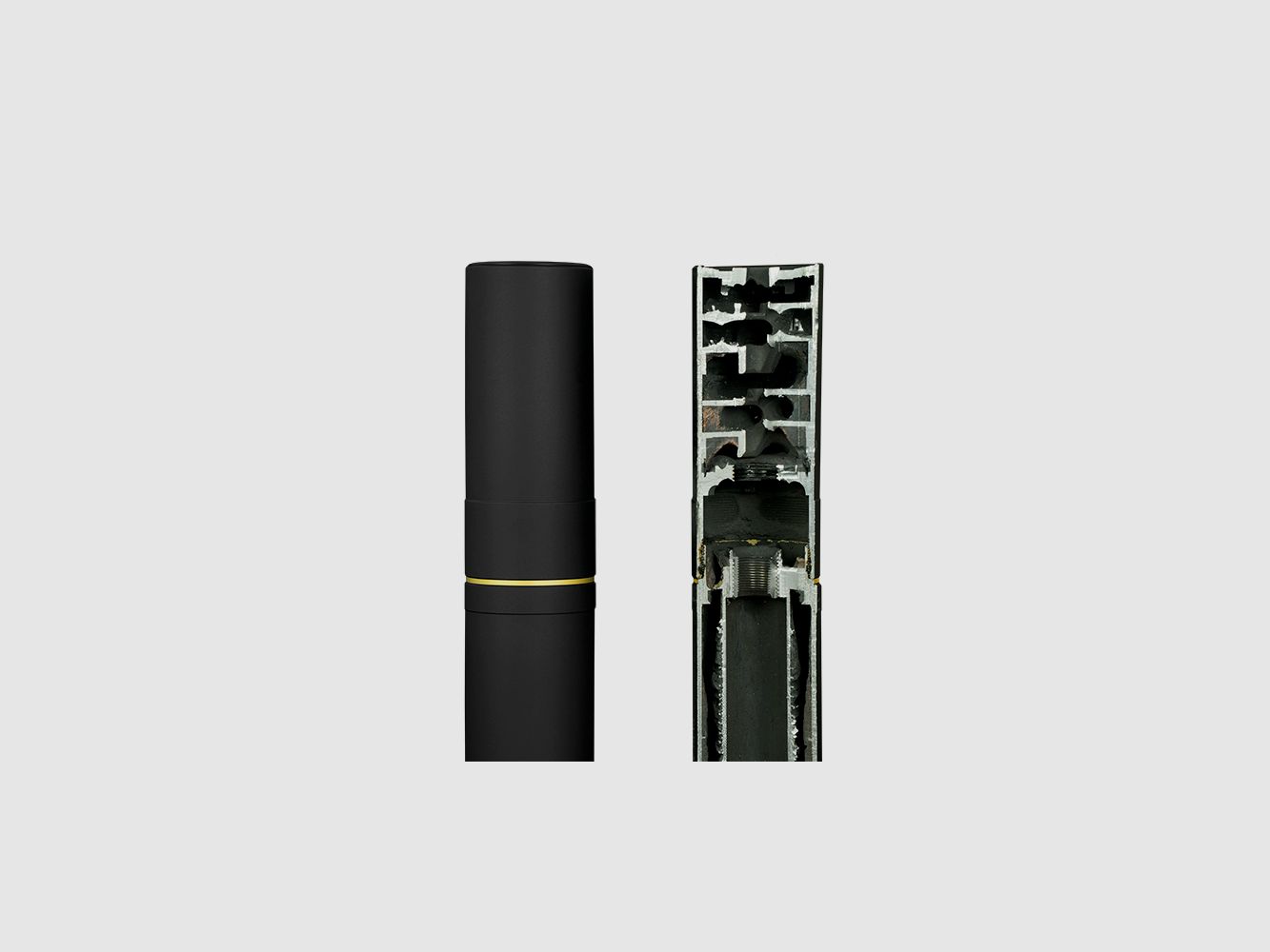 Schalldämpfer für Waffe Stalon XE149 Kal. 30 Gewinde 14x1, Bild 2 von 4