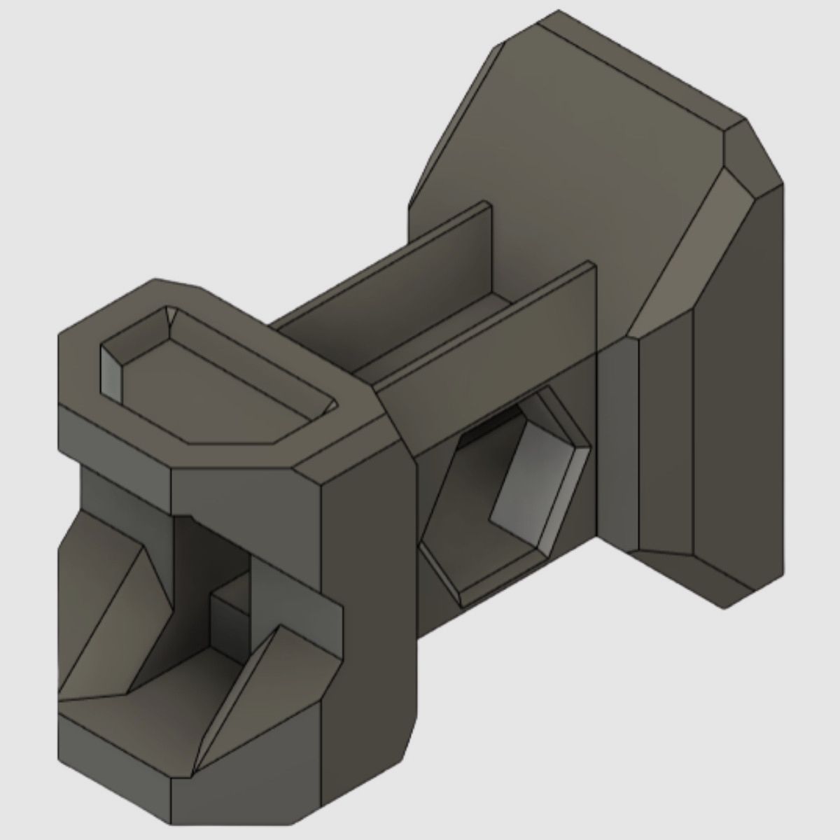 MP - Mini Rifle Holder - khaki - RHM-02, zdjęcie 2 z 5