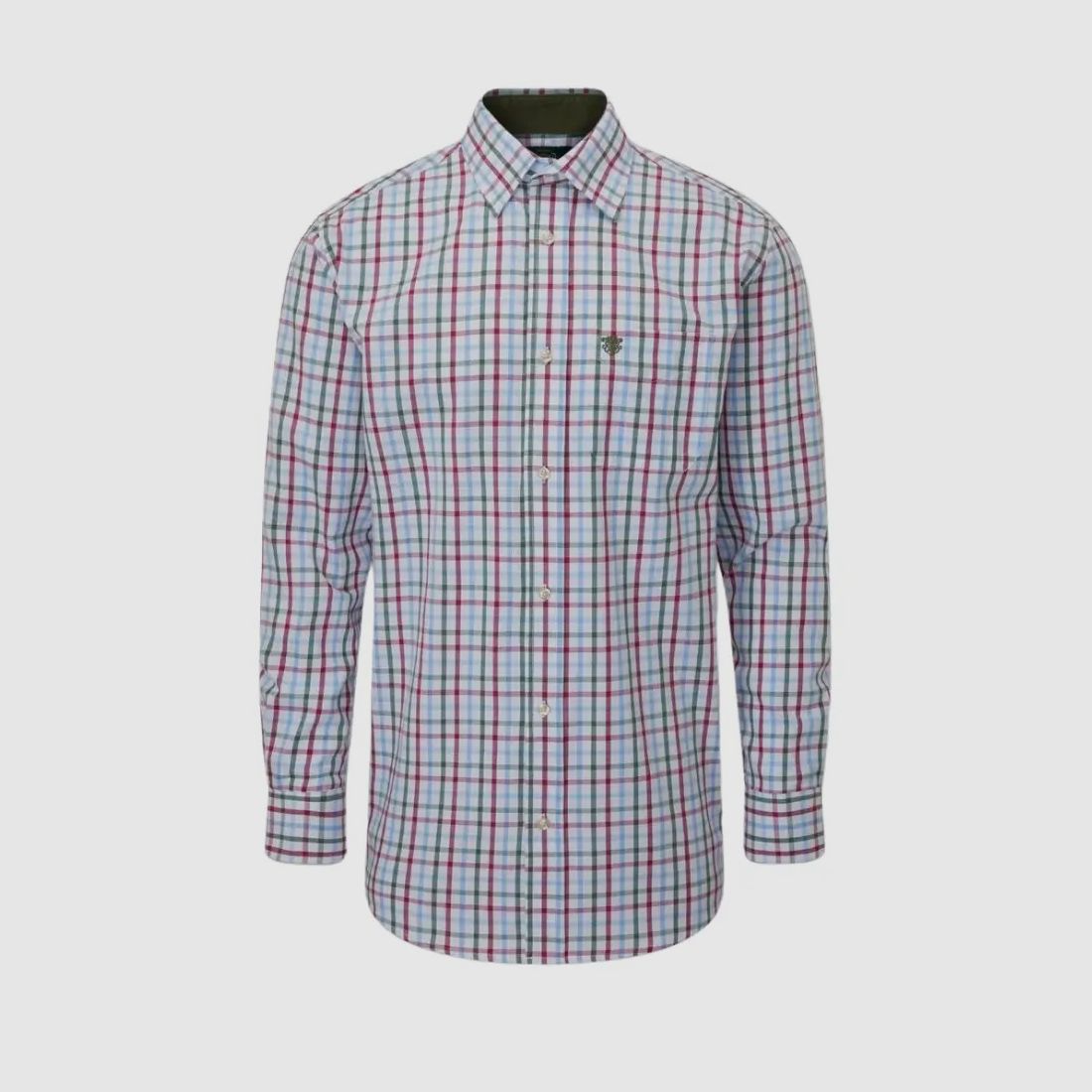 Camisa Alan Paine Aylesbury (Cuadros burdeos)