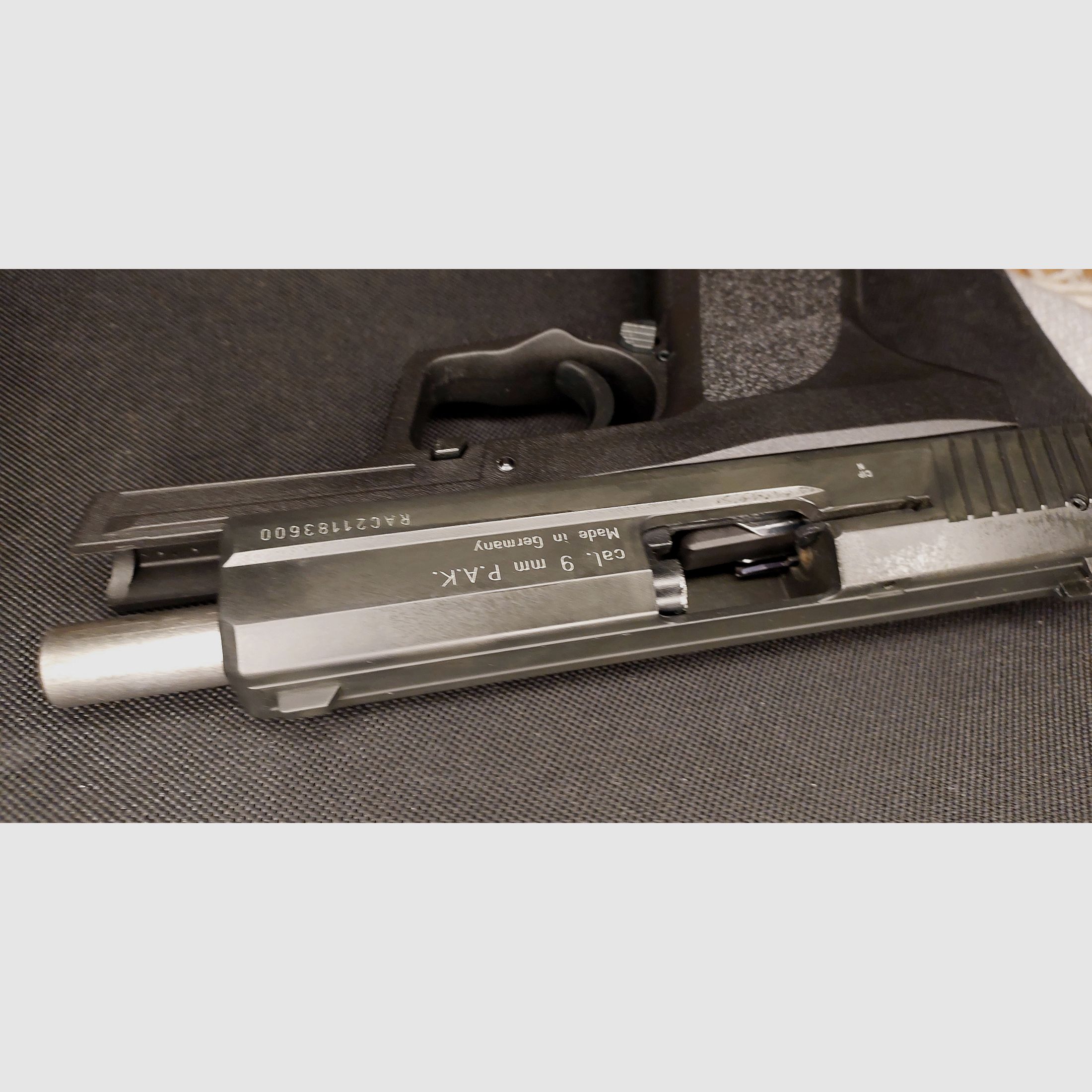 Pistola de alarma Röhm RG96 niquelada (PTB 699) RG 96