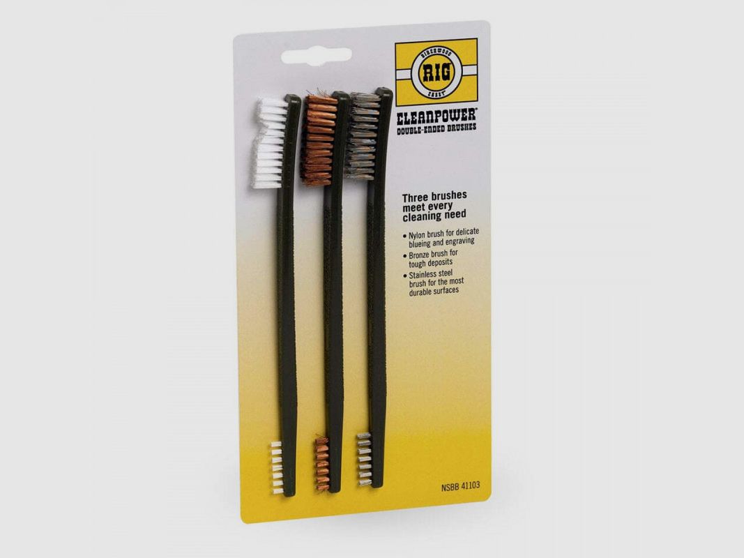 SET DI 3 SPAZZOLE PER PULIZIA TIPO SPAZZOLINO