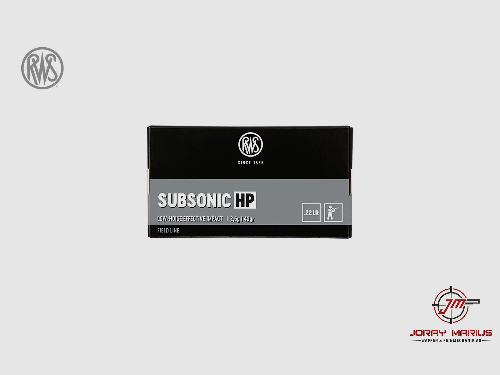 .22lr RWS Subsonic HP 2.6g 40gr