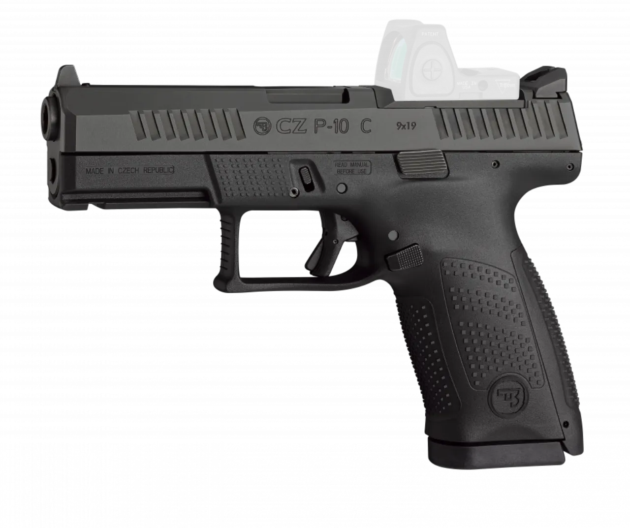 Pistole CZ P-10 C OR 9mm Para 15-Schuss – kompakte Optics-Ready-Pistole