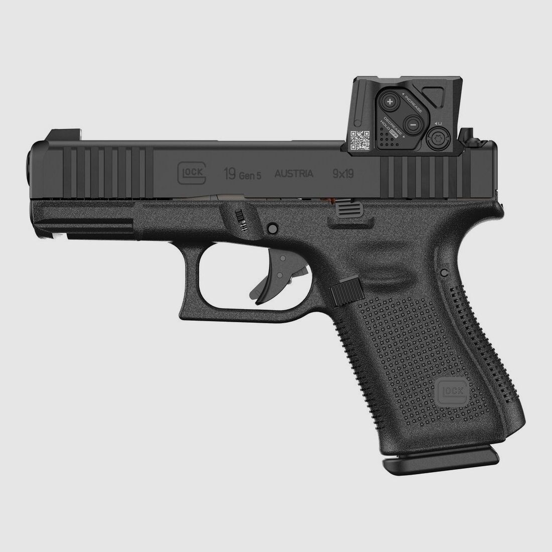 Glock Pistole 19 Gen5 MOS/FS A-CUT Combo 9 mm Luger, Bild 1 von 4