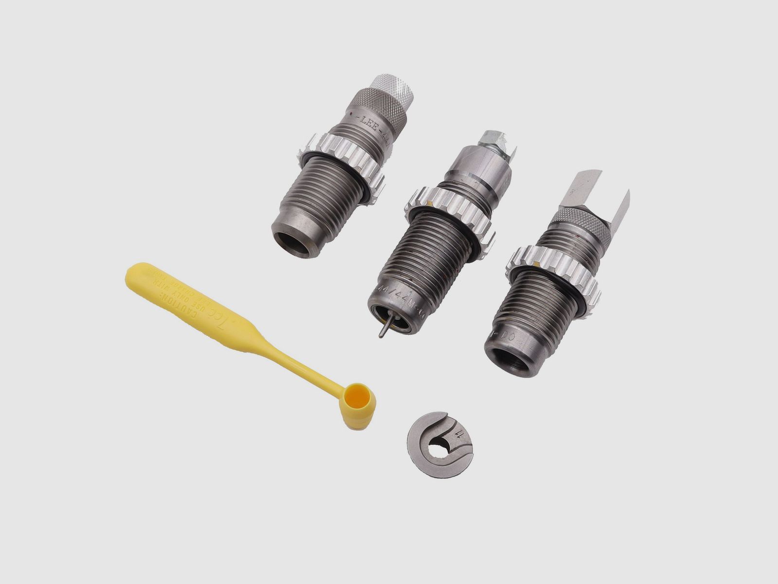 Lee Matrizensatz in metallo duro per armi corte, 3 pezzi - .44Spec/.44Mag