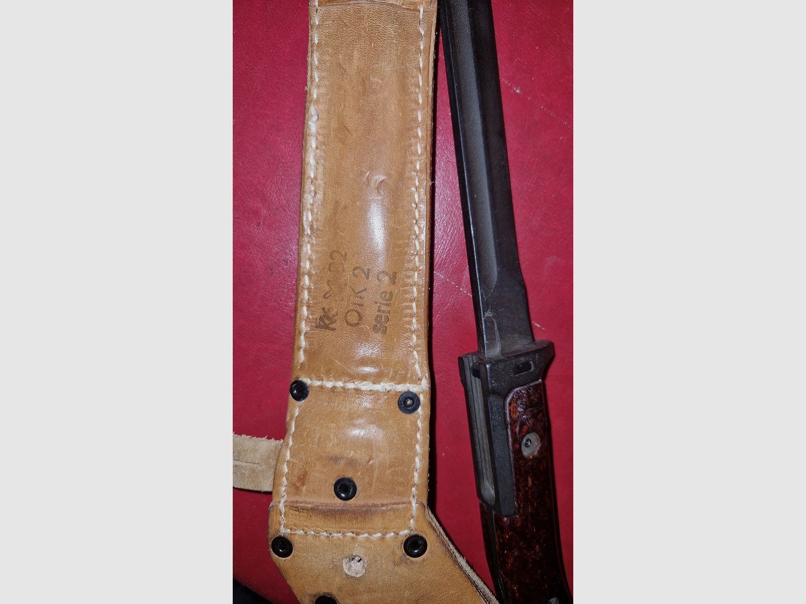 BAJONET TSCHECHISCH SAMOPAL BODAK RPD / VZ61 / VZ.58 / 1958 / MESSER / TOP TOESTAND / ------>! BESCHRIJVING LEZEN ! <------ 