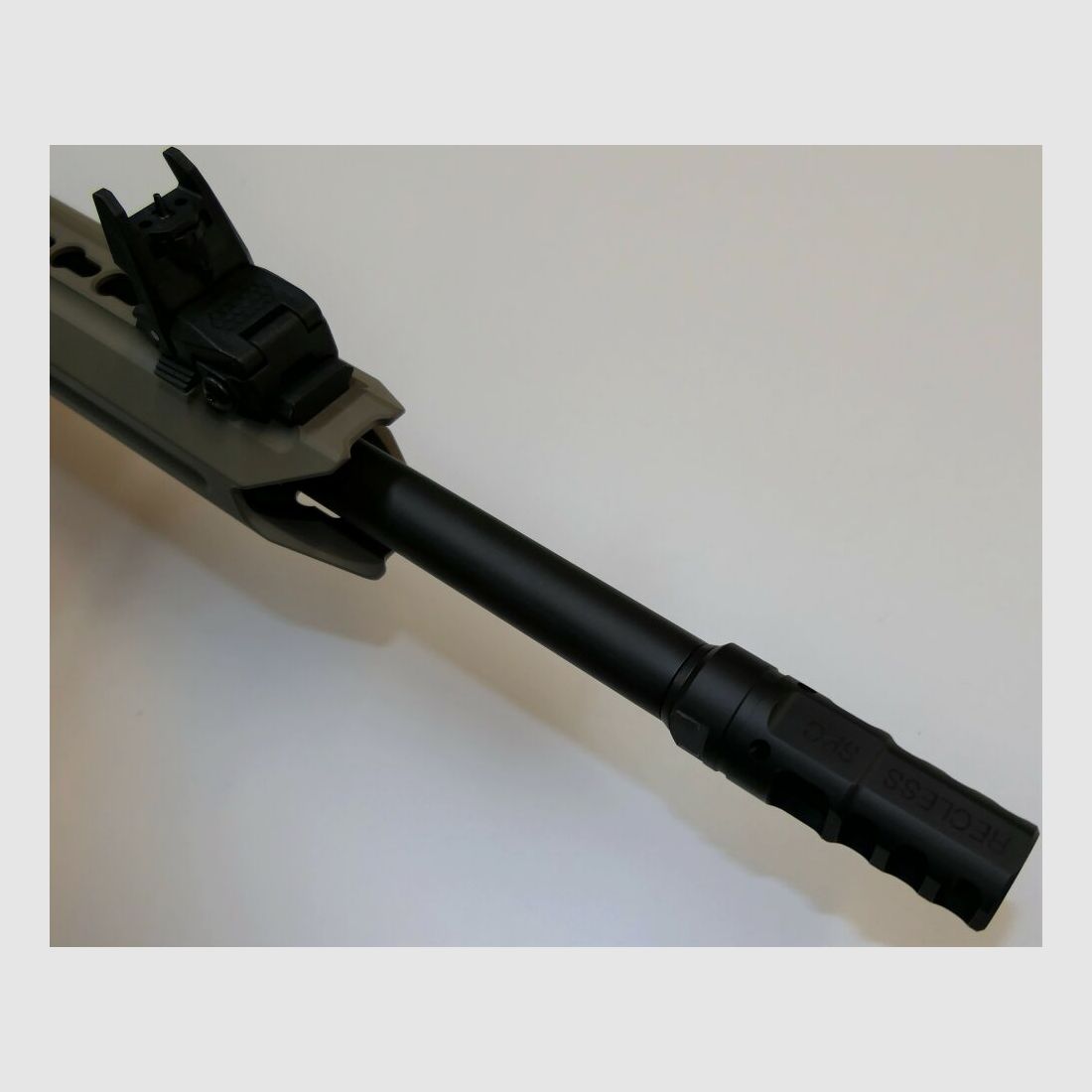 GWMH Selbstladebüchse GWMH SPC-SPORTER A4 17" (SWISS PISTOL CARBINE) FDE Kal.9x19 AR15 Glock Magazin