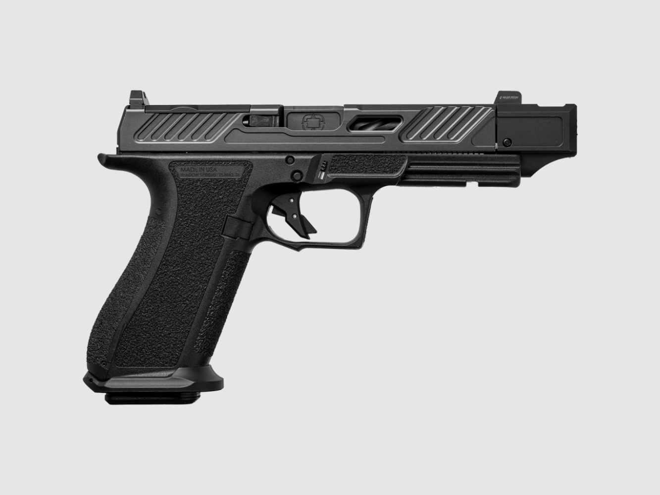 Shadow Systems Pistole DR920P OR, 9mmLuger, 5" Lauf geflutet Schwarz, Komp, Tritium, 17+1