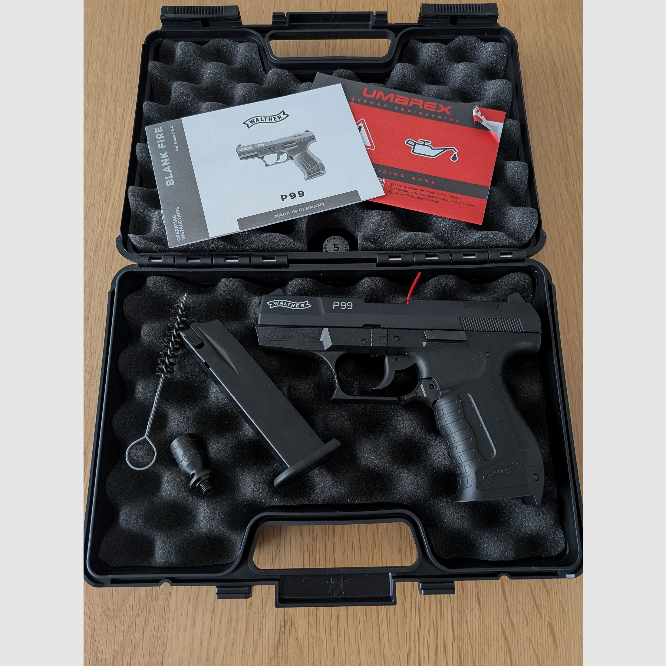Walther P99 Cal. 9mm P.A.K ++ NEU++ Pistolet d'alarme P 99