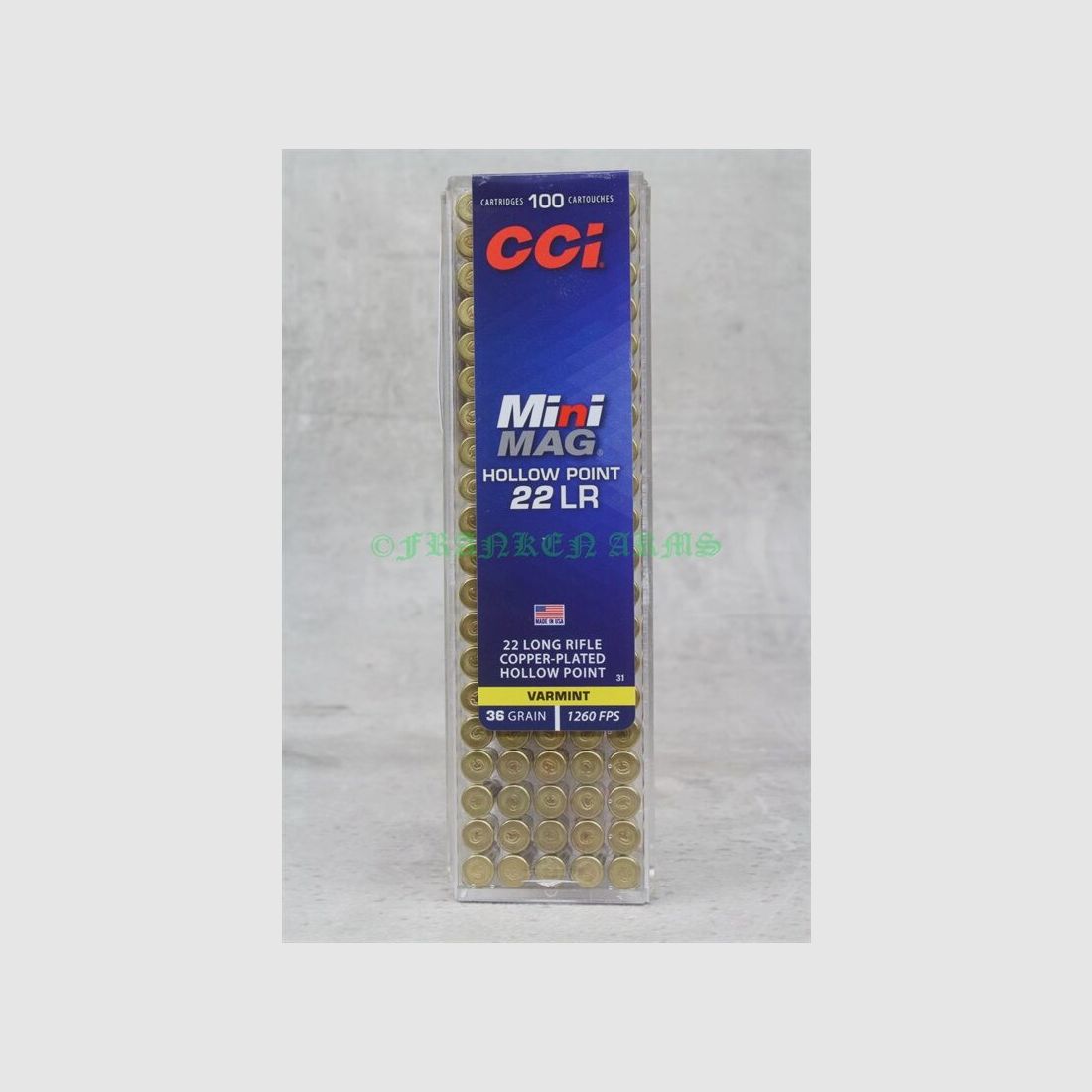 CCI Mini Mag CPHP .22 l.r. 36gr. 2,33g 100 pezzi prezzi a quantità